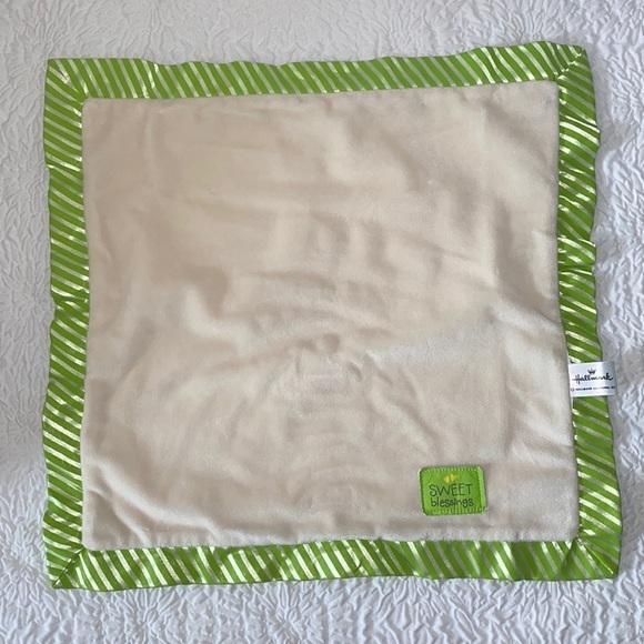 Hallmark Sweet Blessings Baby Security Blankie Satin Ribbon Lovey - Picture 1 of 4